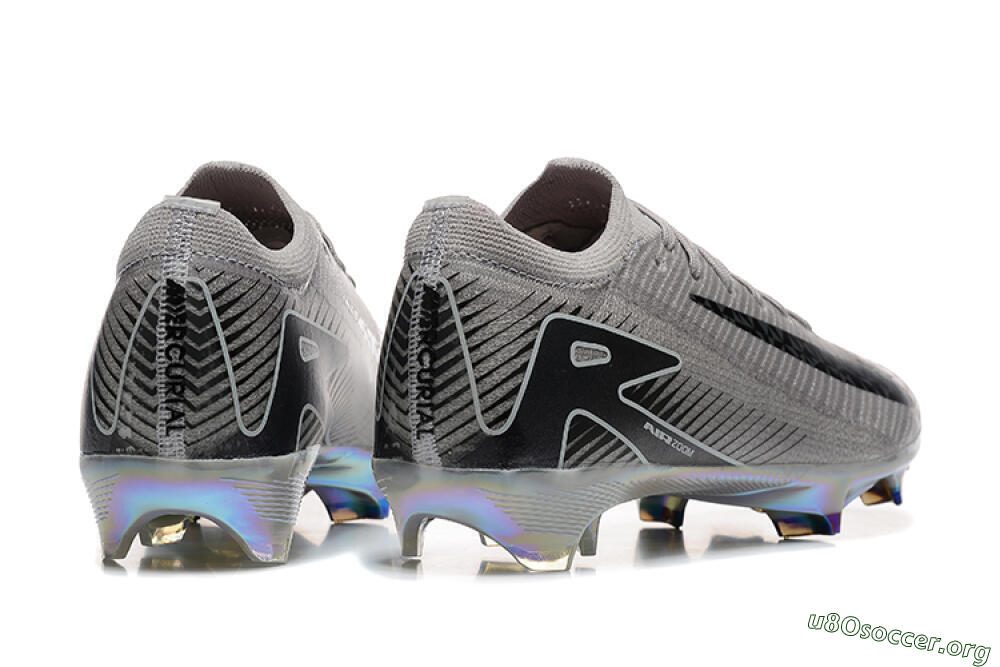 Nike Air Zoom Mercurial Vapor 16 Elite FG Football Boots - Grey/Black/White/Gold 9