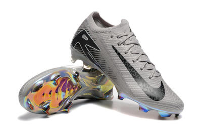 Nike Air Zoom Mercurial Vapor 16 Elite FG Football Boots - Grey/Black/White/Gold