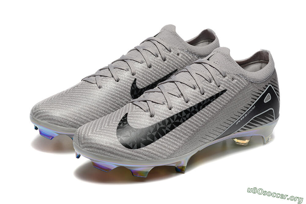 Nike Air Zoom Mercurial Vapor 16 Elite FG Football Boots - Grey/Black/White/Gold 5