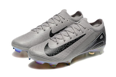 Nike Air Zoom Mercurial Vapor 16 Elite FG Football Boots - Grey/Black/White/Gold