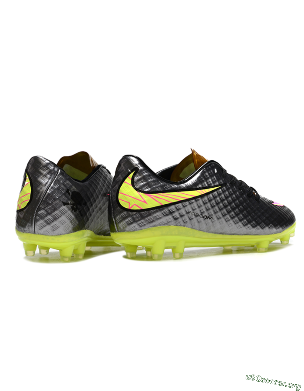 Nike Hypervenom Phantom FG Football Boots - Black/Gold/Pink/Yellow 6