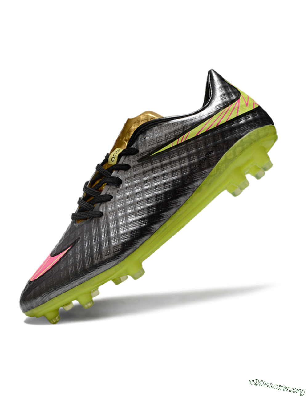 Nike Hypervenom Phantom FG Football Boots - Black/Gold/Pink/Yellow 5