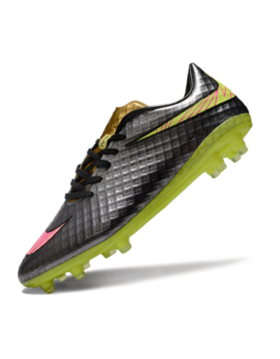Nike Hypervenom Phantom FG Football Boots - Black/Gold/Pink/Yellow