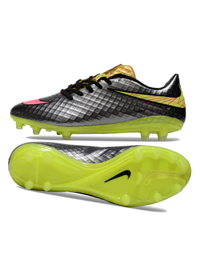 Nike Hypervenom Phantom FG Football Boots - Black/Gold/Pink/Yellow