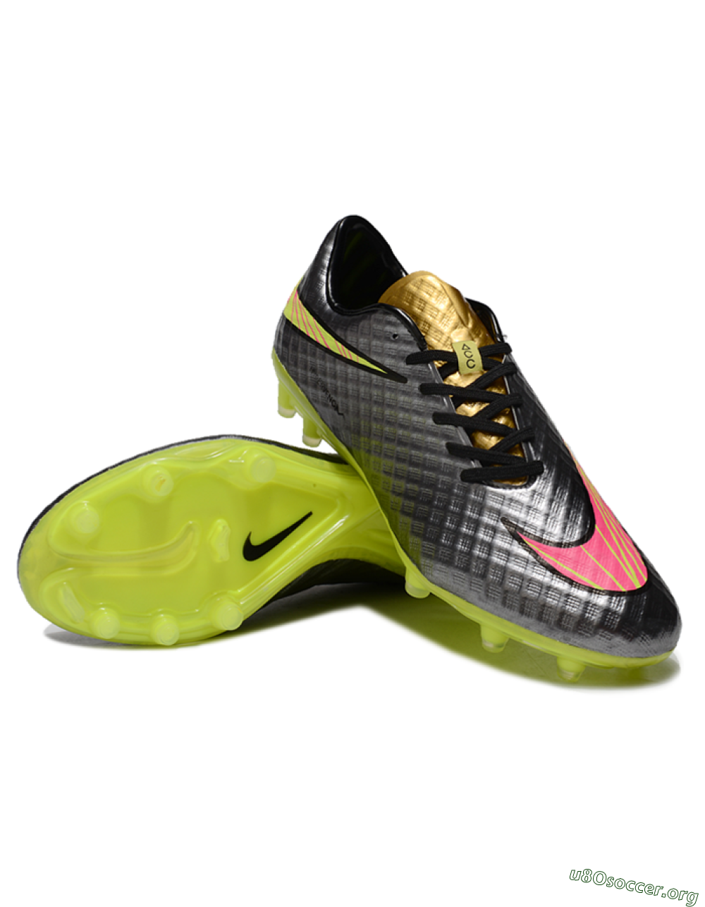 Nike Hypervenom Phantom FG Football Boots - Black/Gold/Pink/Yellow 0
