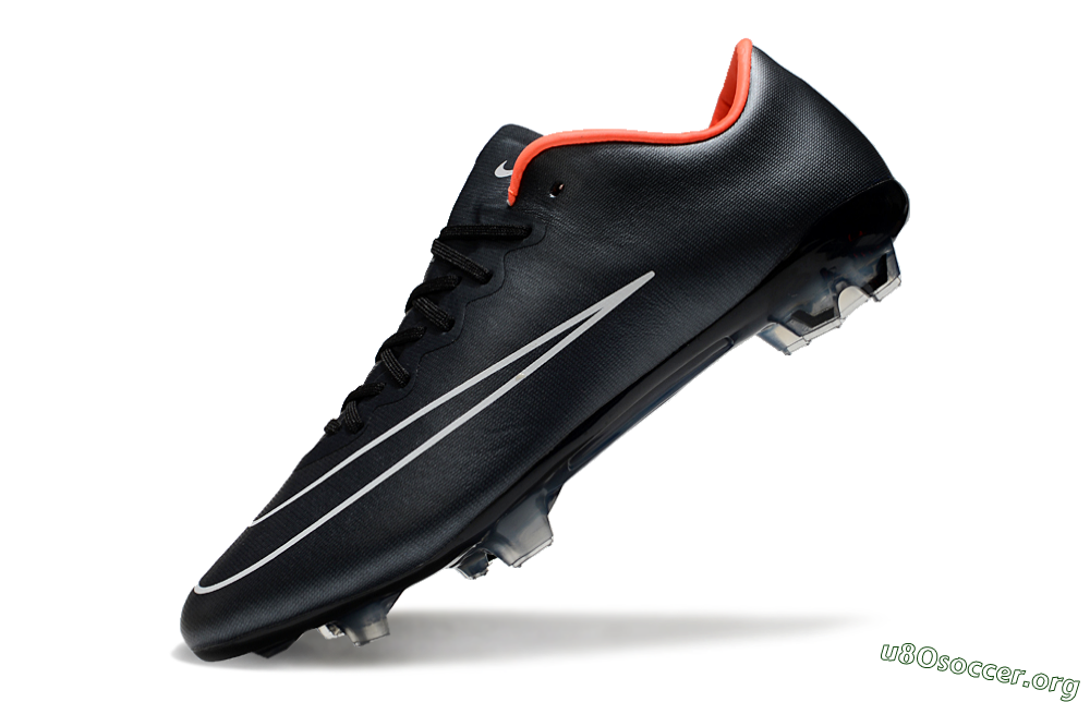 Nike Mercurial Vapor 10 FG Football Boots - Black/White/Orange 5