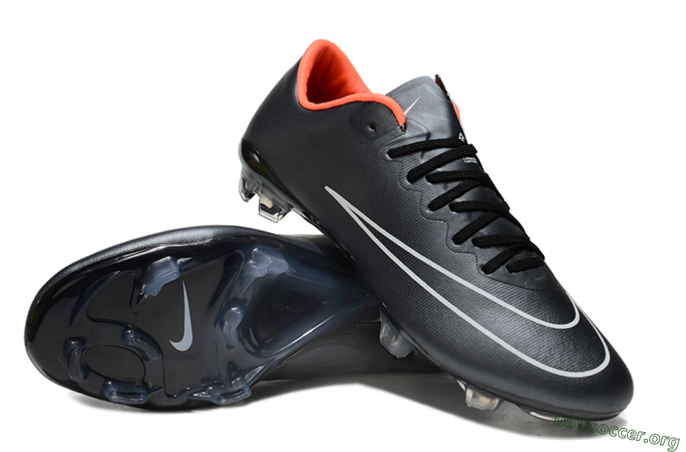 Nike Mercurial Vapor 10 FG Football Boots - Black/White/Orange 0