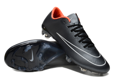 Nike Mercurial Vapor 10 FG Football Boots - Black/White/Orange