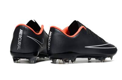 Nike Mercurial Vapor 10 FG Football Boots - Black/White/Orange