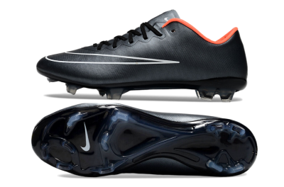 Nike Mercurial Vapor 10 FG Football Boots - Black/White/Orange