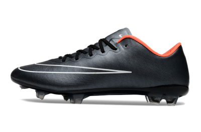 Nike Mercurial Vapor 10 FG Football Boots - Black/White/Orange