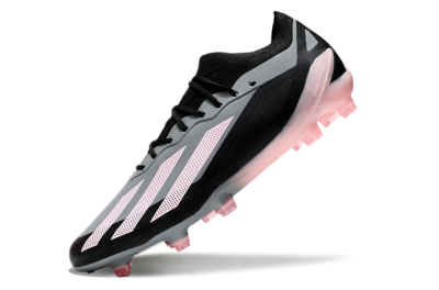 Adidas X Crazyfast.1 FG Football Boots - Grey/Black/Pink