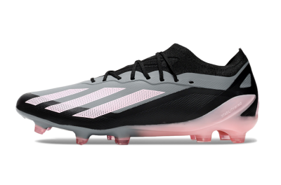 Adidas X Crazyfast.1 FG Football Boots - Grey/Black/Pink