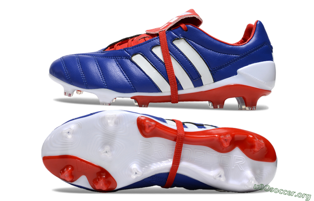 Adidas Predator Mutator Mania Tormentor Tongue FG Football Boots - Blue/White/Red 1