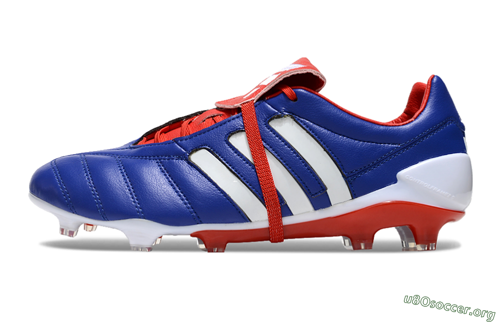 Adidas Predator Mutator Mania Tormentor Tongue FG Football Boots - Blue/White/Red 3