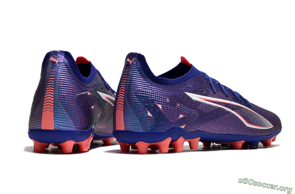 Puma Ultra 5 Ultimate MG Football Boots - Purple/Red/White 6