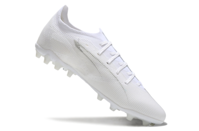 Puma Ultra 5 Ultimate MG Football Boots - White/Silver
