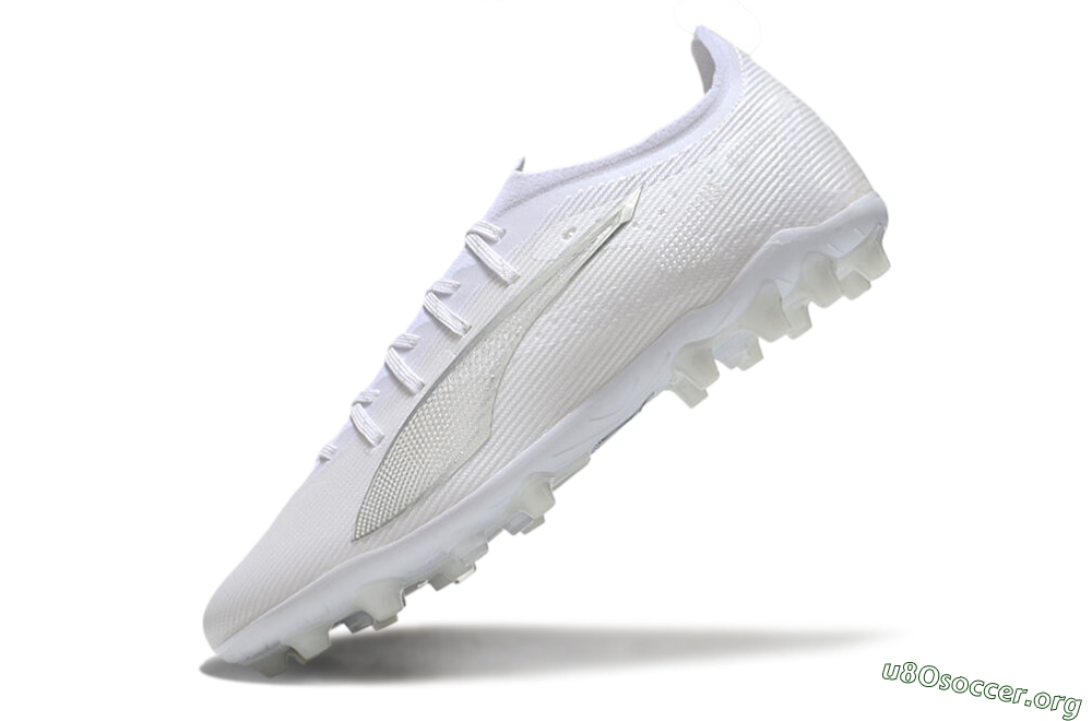 Puma Ultra 5 Ultimate MG Football Boots - White/Silver 5