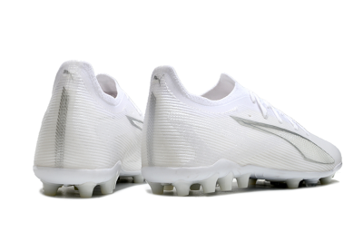 Puma Ultra 5 Ultimate MG Football Boots - White/Silver
