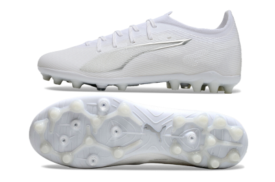 Puma Ultra 5 Ultimate MG Football Boots - White/Silver