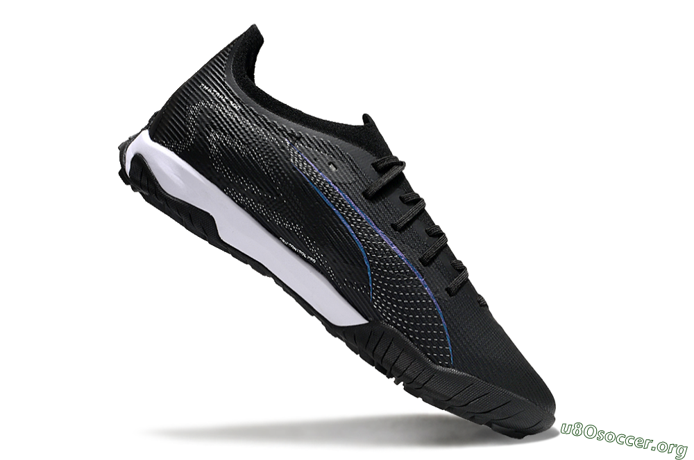 Puma Ultra 5 Ultimate TF Football Shoes - Black/Blue/White 4