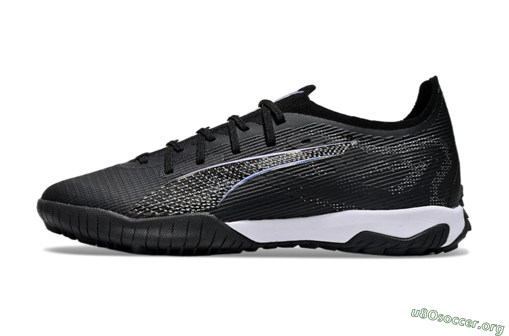 Puma Ultra 5 Ultimate TF Football Shoes - Black/Blue/White 3