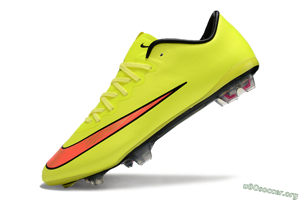 Nike Mercurial Vapor 10 FG Football Boots - Yellow/Black/Red 5
