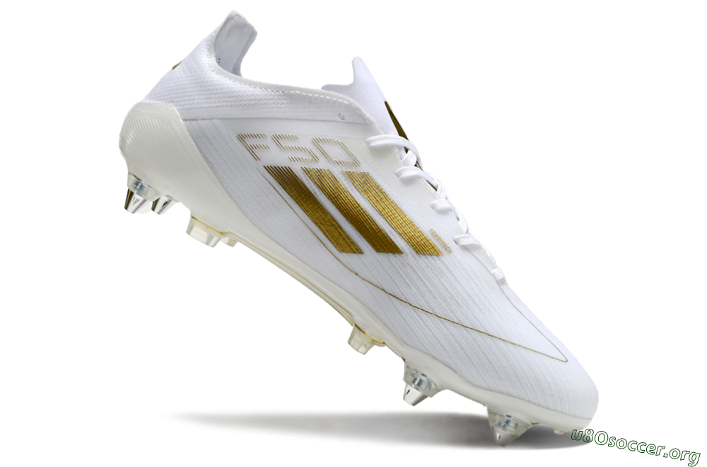 Adidas F50 Elite SG Football Boots - White/Gold 4