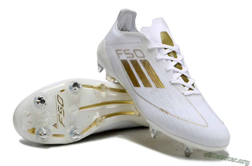 Adidas F50 Elite SG Football Boots - White/Gold 0