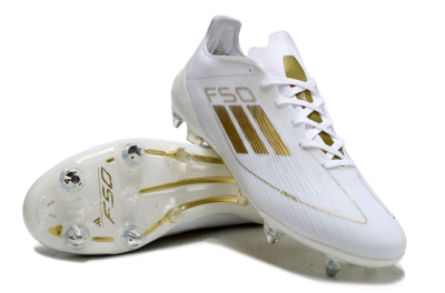 Adidas F50 Elite SG Football Boots - White/Gold