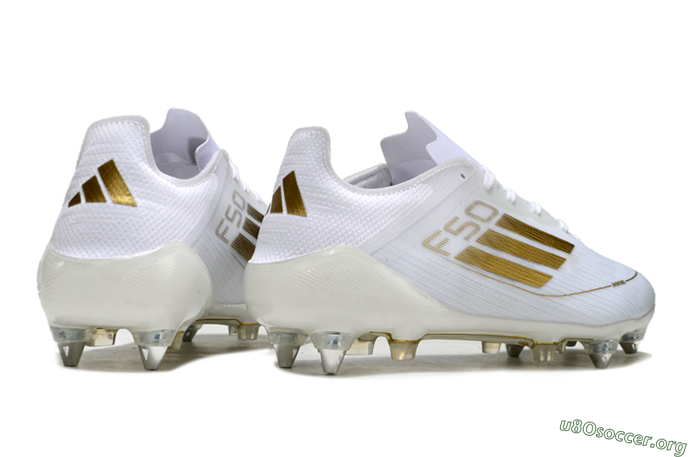 Adidas F50 Elite SG Football Boots - White/Gold 6