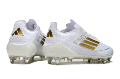 Adidas F50 Elite SG Football Boots - White/Gold