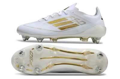 Adidas F50 Elite SG Football Boots - White/Gold