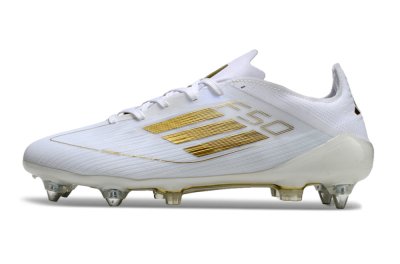 Adidas F50 Elite SG Football Boots - White/Gold