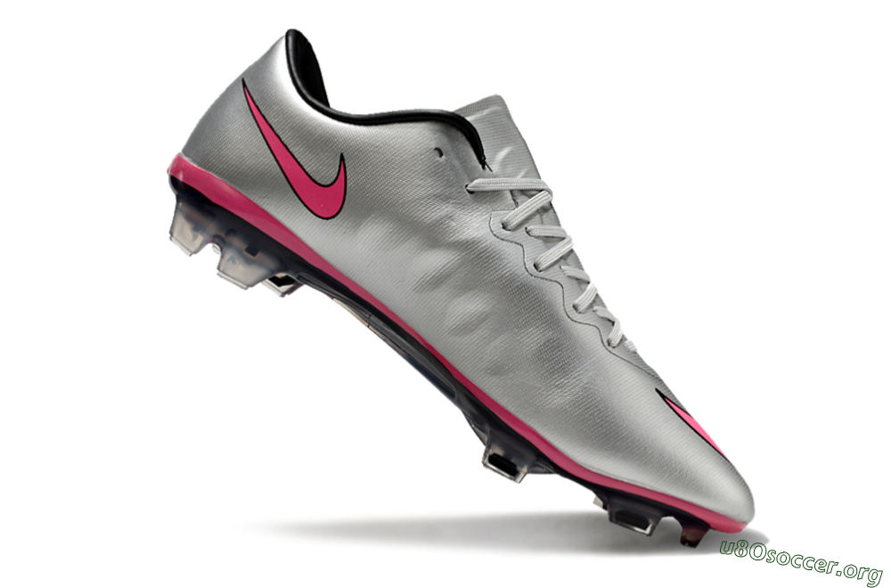 Nike Mercurial Vapor 10 Elite FG Football Boots - Sliver/Pink/Black 4