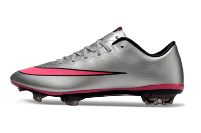 Nike Mercurial Vapor 10 Elite FG Football Boots - Sliver/Pink/Black