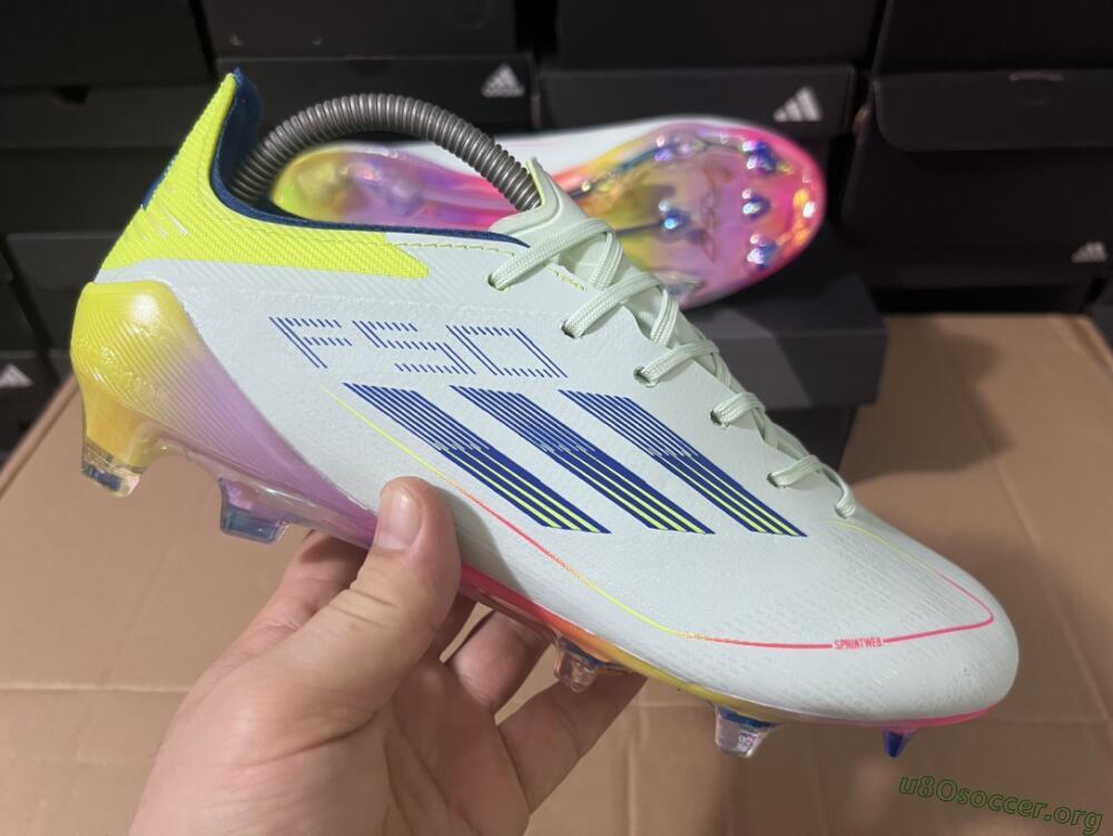 Adidas F50 Elite FG Football Boots - Blue/Pink/Yellow