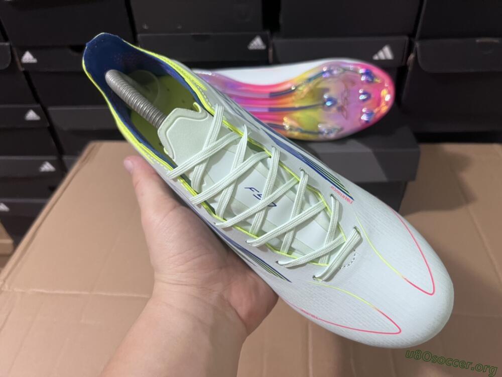 Adidas F50 Elite FG Football Boots - Blue/Pink/Yellow