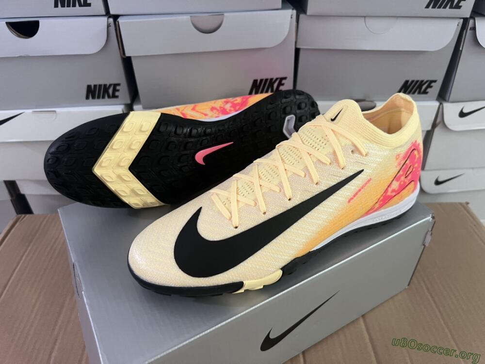Nike Air Zoom Mercurial Vapor 16 Elit TF Football Shoes - Yellow/Black/Red