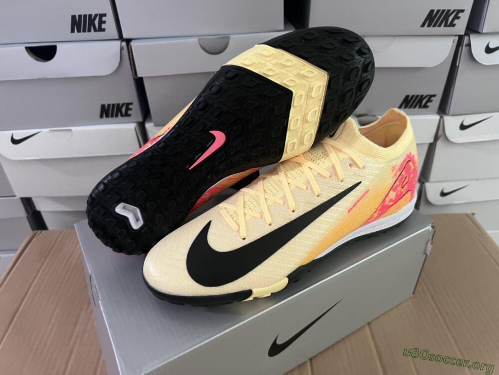 Nike Air Zoom Mercurial Vapor 16 Elit TF Football Shoes - Yellow/Black/Red