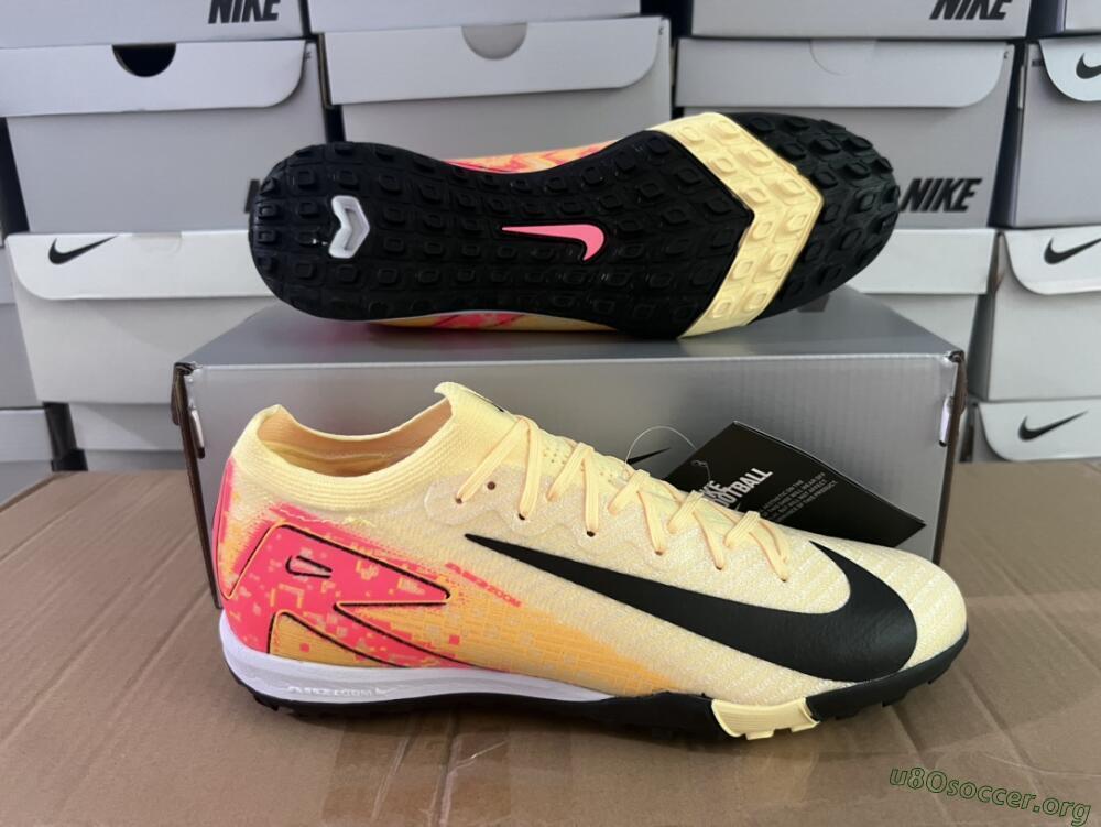 Nike Air Zoom Mercurial Vapor 16 Elit TF Football Shoes - Yellow/Black/Red