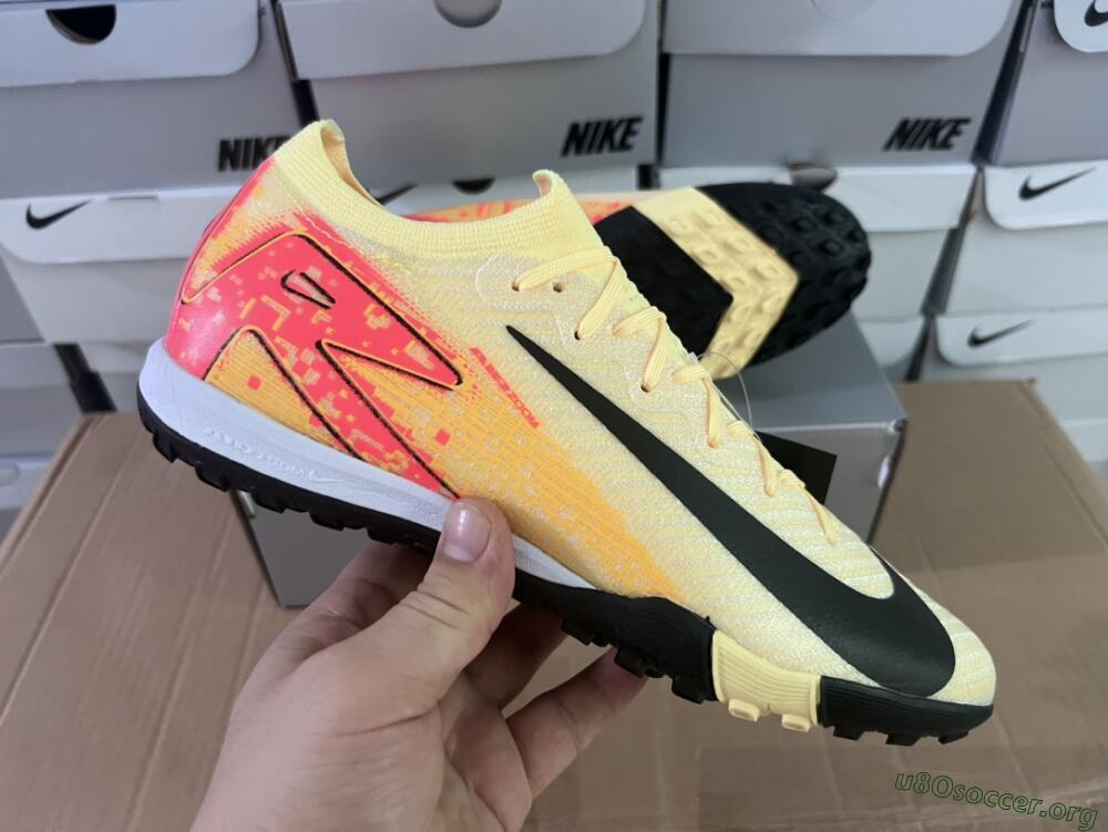 Nike Air Zoom Mercurial Vapor 16 Elit TF Football Shoes - Yellow/Black/Red