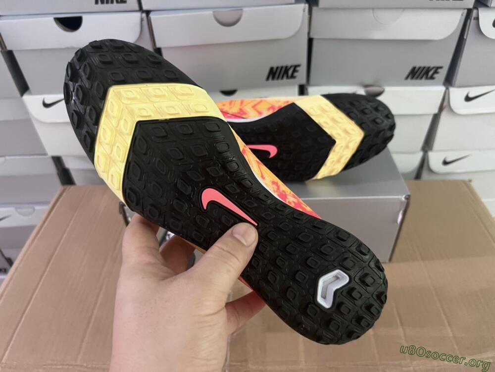 Nike Air Zoom Mercurial Vapor 16 Elit TF Football Shoes - Yellow/Black/Red