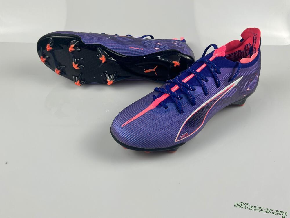 Puma Ultra 5 Ultimate FG Football Boots - Blue/Pink/White