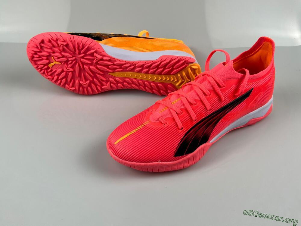 Puma Ultra 5 Ultimate TF Football Shoes - Red/Black/White