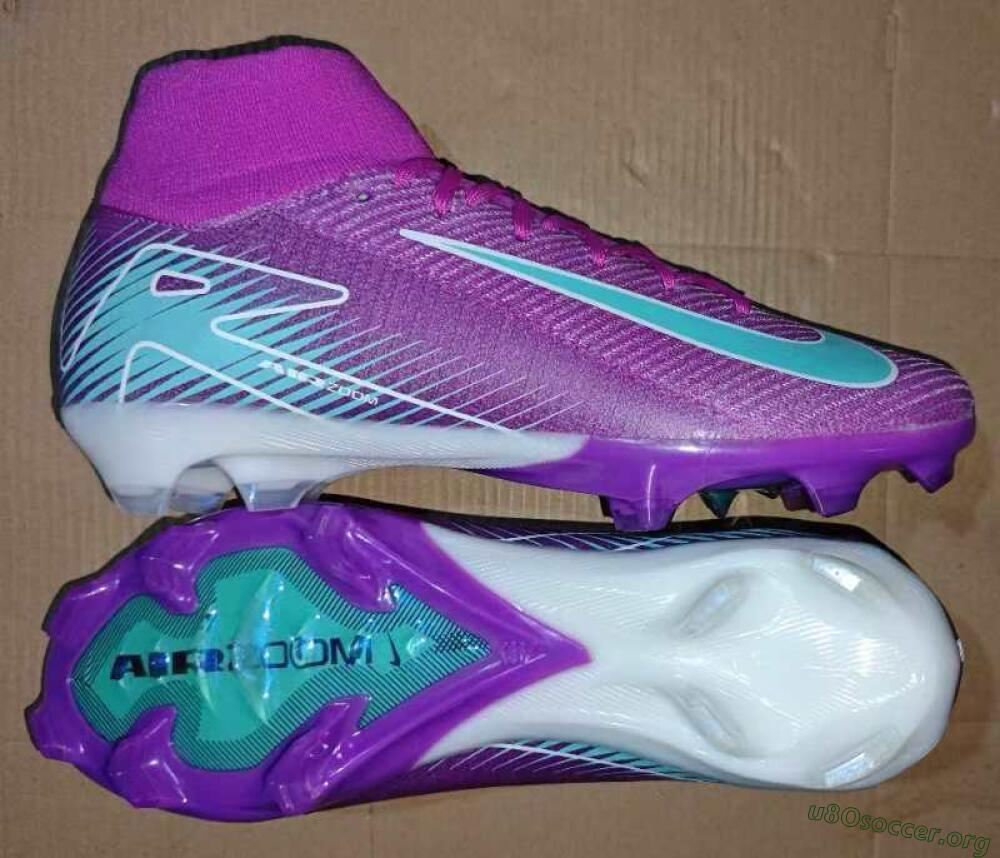 Nike Air Zoom Mercurial Superfly 10 Elite FG Football Boots - Purple/Green