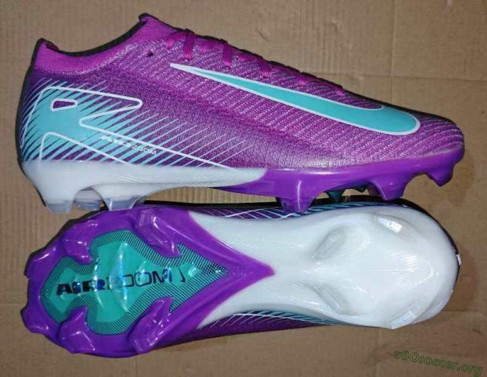 Nike Air Zoom Mercurial Vapor 16 Elite FG Football Boots - Purple/Mint
