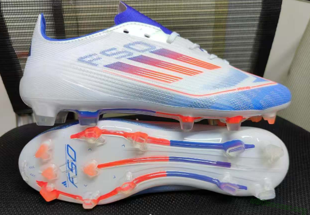 Adidas F50 Elite FG Football Boots - Blue/Red/Beige