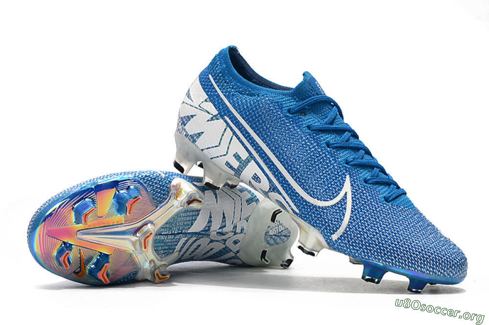 Nike Mercurial Vapor 13 Elite FG Football Boots - Blue/White 4
