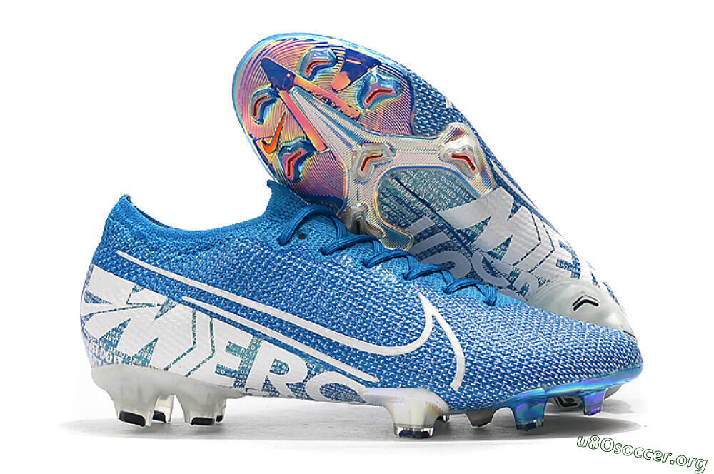 Nike Mercurial Vapor 13 Elite FG Football Boots - Blue/White 2